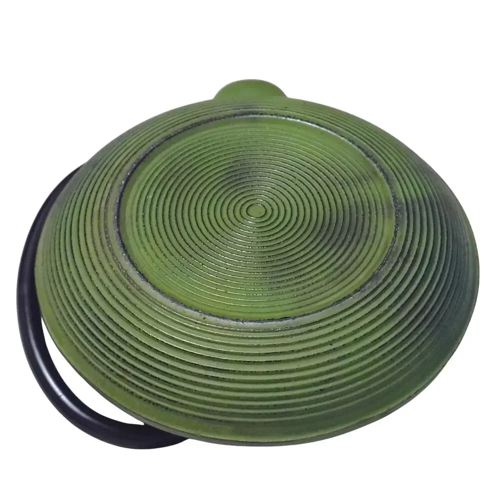 Dragonfly Teapot Green 770ml Low Profile Cast Iron Teapot Heavy Cast Iron - Picture 7 of 8